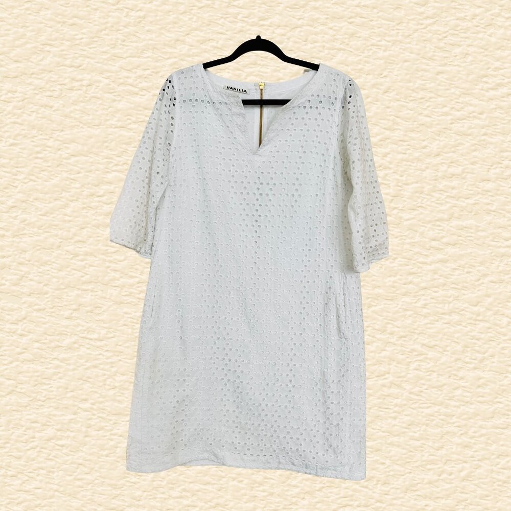 White Dress Cotton Vanilia